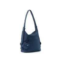 Sac à dos convertible 2-en-1 exclusif, léger, imperméable, antivol, avec fermeture éclair, étui pour écouteurs offert et anneau en D pour femme