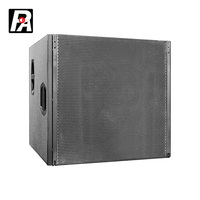 Système de sonorisation professionnel PA 1018 en ligne, en bois, 1000W, alimentation CA, connectivité XLR, son surround, contrôle vocal pour extérieur