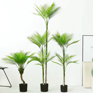 Palmier artificiel Areca Dream Castle 100-200 cm, plante d'intérieur sur pied, décoration en plastique - Product Image 3