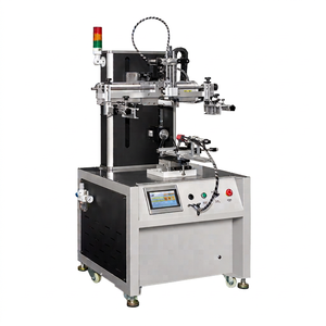 Nueva Impresora de Serigrafía Digital Semiautomática de 1 Estación Multicolor para Botellas de Vidrio, Plástico, Papel, PET, Vasos de Té con Leche - Product Image 1