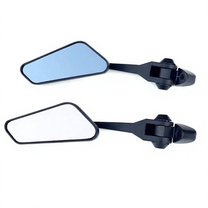 Espejos retrovisores de aleación de aluminio para PCX, luz azul antideslumbrante, espejos retrovisores ajustables en múltiples ángulos. - Product Image 1