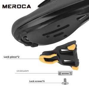 <span class=keywords><strong>Pedales</strong></span> automáticos de aleación de aluminio MEROCA R26 <span class=keywords><strong>para</strong></span> bicicletas de <span class=keywords><strong>carretera</strong></span> autoblocantes con rodamiento de 100x90mm <span class=keywords><strong>para</strong></span> sistema <span class=keywords><strong>SPD</strong></span> - Product Image 2