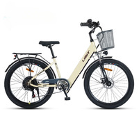 Sepeda Gunung Listrik 26 Inci 21 Kecepatan Baterai Lithium E-Bike Komuter
