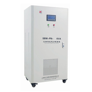 Stabilisateur de tension triphasé en cuivre 80 kVA 100 kVA, régulateur SVC, <span class=keywords><strong>courant</strong></span> alternatif 50/60 Hz, fréquence AVR, affichage LED, utilisation SBW - Product Image 4