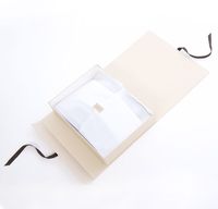Boîte d'expédition magnétique en carton de luxe personnalisée pour vêtements, t-shirts, grand emballage cadeau, boîte en papier