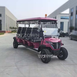 Carrito de Golf Eléctrico de Baja Velocidad, 6 Plazas, Buggy Turístico, Color Personalizado para Resort, Aeropuerto, Campus - Product Image 1