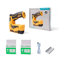 Pistol Staple dan Paku Tanpa Kabel 4V dengan Daya Impak 2.8J untuk Pekerjaan Kayu dan Renovasi Rumah