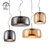 Éclairage suspendu mené intérieur de Style nordique pour le lustre moderne de lampe en verre de lampe de décoration de maison d'hôtel