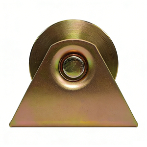 Roulettes en acier au carbone doré <span class=keywords><strong>pour</strong></span> <span class=keywords><strong>porte</strong></span> de garage <span class=keywords><strong>coulissante</strong></span>, design Abalone, antirouille, durables, à faible bruit, <span class=keywords><strong>pour</strong></span> rails coulissants - Product Image 3
