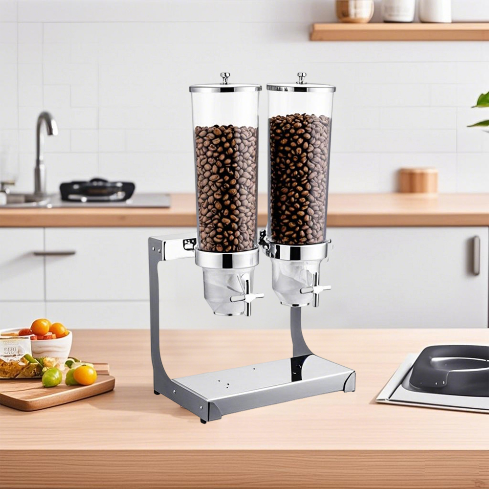 Fresh Design And Functionality Meet In Tokyo: Coffee Bean Dispensers A Green Bean Coffee