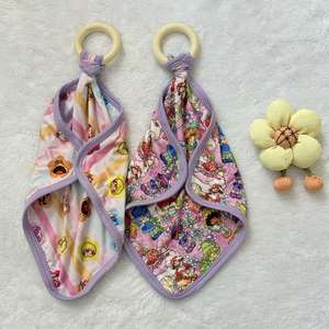 RST Baby Bamboo Lovey   Baby Loveys  Custom Print Baby  Bamboo Fiber  Antibacterial Saliva Catcher  Waterproof - Product Image 6