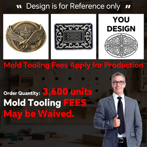 Hebillas para Cinturón Personalizadas de Fábrica, Hebillas de Moda Reversibles con Conchos, Hebillas para Cinturón - Product Image 3