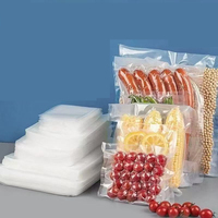 Sacs sous vide anti-crevaison personnalisés en usine, PA & PE gaufrés, résistants à l'humidité, rouleaux de 17x500cm pour aliments, aliments pour animaux de compagnie, steak, viande