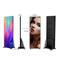 Pantalla LED Digital inteligente portátil P2.5 para interior/exterior, publicidad minorista, conexión Wifi USB para eventos, pantalla inteligente