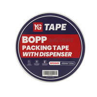 Shanghai YG Tape Bopp Tape Ruban d'emballage Bopp blanc clair à base de solvant