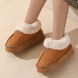 Nouvelle Arrivée – Chaussons d'été et d'hiver intérieur/extérieur à semelle confortable en coton pelucheux avec fonction antidérapante – Meilleures ventes - Product Image 2