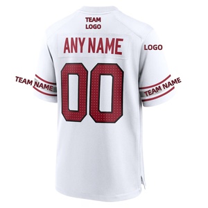 Großhandel Jersey Arizona US Team Sport T-Shirts Rot Weiß Schwarz Unisex Sublimation Benutzer definierte Stickerei American Football Jersey - Product Image 6