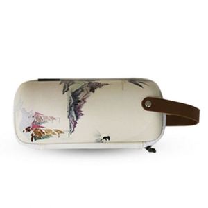 Juego de Tetera Portátil de Cerámica EVA con Estuche Protector, Diseño de Patrón Tradicional para Viajes/Hogar/Aire Libre, Tamaño Compacto - Product Image 4