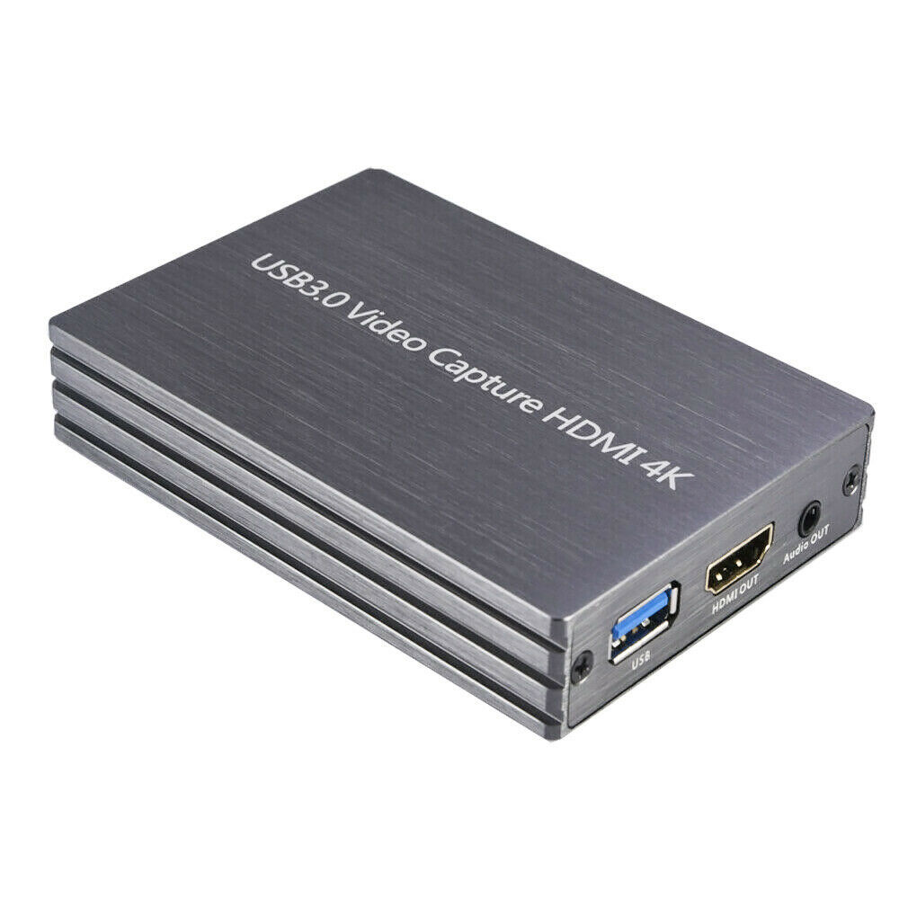 HDMI à USB3.0 Capture Vidéo Adaptateur 4K 1080P Dongle Carte pour Linux Windows Mac