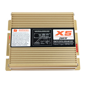 ไซเรนเตือนภัยรถยนต์รถพยาบาล12V 200W พร้อมการควบคุมแบบไร้สายเสียงแตร X5-200W 18เสียงไซเรนเตือนรถ