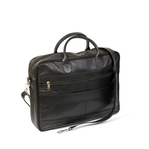 Maletín de Cuero para Portátil de 15 Pulgadas con Cierre de Cremallera, Bolsa de Hombro para Oficina, Diseño Duradero - Product Image 2