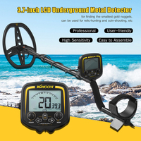Nouveau détecteur de métaux souterrain KMOON/KXMOON TX-850 avec écran LCD, tige réglable de 40 à 50 pouces, bobine de recherche étanche, garantie 1 an