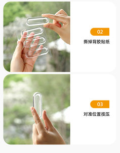 Poignées de porte coulissantes et pliantes en caoutchouc souple pour armoires et tiroirs - Durables, installation facile, aucun perçage requis - Product Image 4