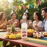 Reiner Litschisaft 100% Fruchtsaft, Natürlicher Süßer Blumiger Geschmack Ohne Zuckerzusatz Großhandel für Getränke- und Lebensmittelindustrie