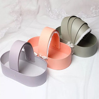 Boîte à fleurs pour la Saint-Valentin berceau pour bébé boîte-cadeau de fleurs d'anniversaire boîte-cadeau de fleurs nouée papillon