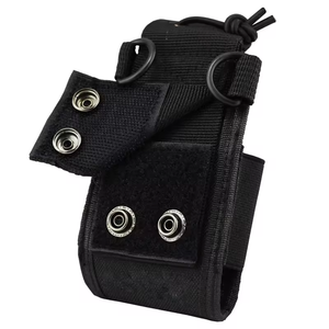 Étui en nylon MSC-20 A/B/C/D pour radio Baofeng Motorola, sacoche pour talkie-walkie avec cordon, vente en gros mixte - Product Image 5