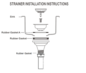 Moderno Filtro per Scarico in Acciaio Inox Diametro 3-1/2 Pollici Superficie Spazzolata per Lavelli da <span class=keywords><strong>Cucina</strong></span> Facile da Pulire per Casa e Hotel - Product Image 3