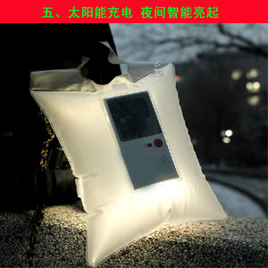 Luz LED Solar Inflable de 0.09 kg, Iluminación Portátil para Jardín Exterior con Celda Solar Mono Si para Uso en Patio y Hogar - Product Image 2