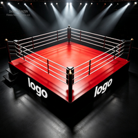 Ring de boxe professionnel pliable, ring de lutte sur mesure, plateforme d'entraînement