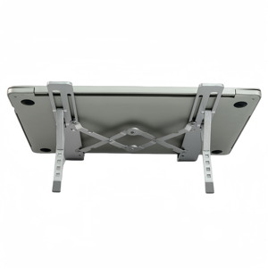 Nouveau support pour ordinateur portable en aluminium, support pliable en métal, angle de vision réglable, support de rangement créatif rétractable - Product Image 3