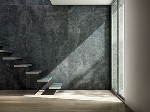 Paneles de Revestimiento de Pared de Piedra de Pizarra Oscura Gris Plateado Deoli, Acabado Texturizado Natural, Moderno y Ecológico, Interior de Rajasthan - Product Image 6