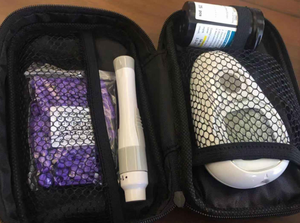 Lecteur de glycémie numérique <span class=keywords><strong>non</strong></span> invasif kit de bandelettes de test de glycémie intelligentes - Product Image 4