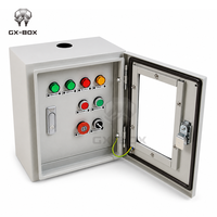 Armoire de distribution murale en acier galvanisé avec revêtement en poudre, boîtier électrique étanche, boîte de contrôle d'automatisation