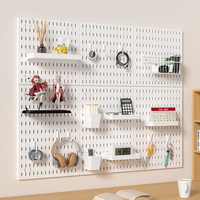 047-A05 Soporte de almacenamiento de pared personalizado Bandejas de almacenamiento que ahorran espacio Estantes Baño Garaje Sala de estar Bolsa de almacenamiento