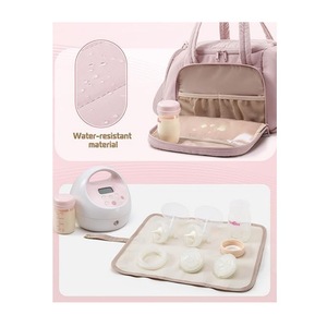 กระเป๋าเก็บเครื่องปั๊มนมแบบมีช่องเก็บความเย็น ดีไซน์ฉนวนกันความร้อน ผลิตจากโพลีเอสเตอร์ สำหรับคุณแม่ พกพาสะดวก ใช้กลางแจ้งได้ - Product Image 6