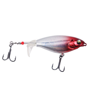 Leurre de pêche pour la basse, leurre plopping avec queue rotative flottante pour la basse, la truite, leurre de surface pour l'eau douce et l'eau salée - Product Image 3