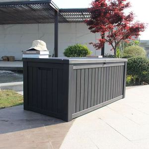 Outdoor Furniture Storage Large Patio Waterproof Garden Plastic Pool Deck Box