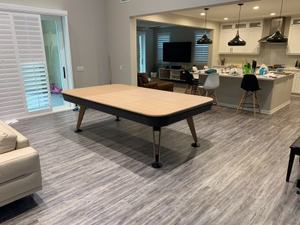 <span class=keywords><strong>Mesa</strong></span> <span class=keywords><strong>de</strong></span> <span class=keywords><strong>billar</strong></span> <span class=keywords><strong>de</strong></span> madera sólida 2 en 1, elegante y simple, 6 pies, 7 pies, pequeña, 2021 - Product Image 4