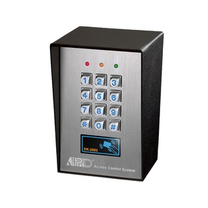 Clavier de contrôle d'accès mural en acier inoxydable avec lecteur de carte, contrôle par application WiFi, Tri-Tech DK-2882 - Product Image 2