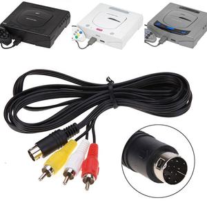 适用于世嘉土星控制台附件-RCA电视影音电缆或游戏玩家显示音频视频电缆 - Product Image 5