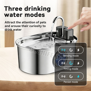 <span class=keywords><strong>Bebedero</strong></span> Inalámbrico Personalizado de Acero Inoxidable de 3.2L para Perros y <span class=keywords><strong>Gatos</strong></span> con Batería de 4000mAH, Filtro de Circulación por Inducción Automática - Product Image 2