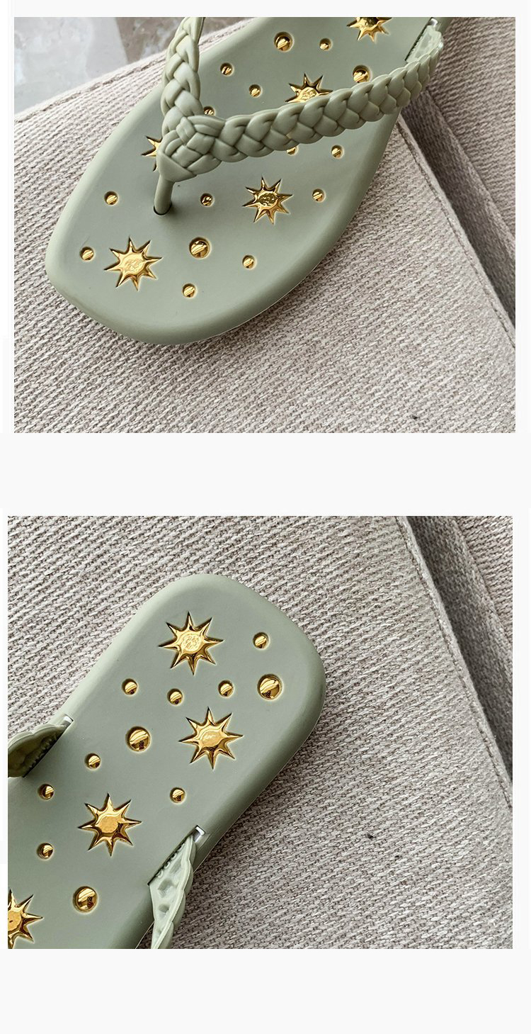 Korean Casual Summer Shoes Fashion Beach Shoes Female PVC Plastic Filpflops Slippers Women