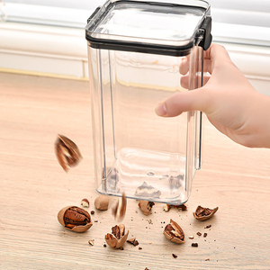 Airtight Pantry Storage Box Transparent <b>Plastic</b> <b>Food</b> <b>Container</b> for Baking Supplies - Product Image 1