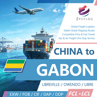 Service d'expédition FCL Chine vers Gabon / Libreville, Port Gentil, Owendo, Libre / 40GP/20GP/Marchandises dangereuses