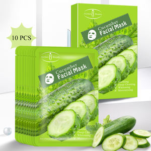 <span class=keywords><strong>Masque</strong></span> facial au <span class=keywords><strong>concombre</strong></span> de qualité supérieure, anti-acné et hydratant, <span class=keywords><strong>masque</strong></span> facial en feuille - Product Image 5