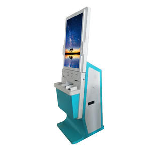 Kiosque terminal vertical grand écran pour hôpital, kiosque intégré en libre-service pour l'enregistrement, le paiement et l'impression de rapports - Product Image 2